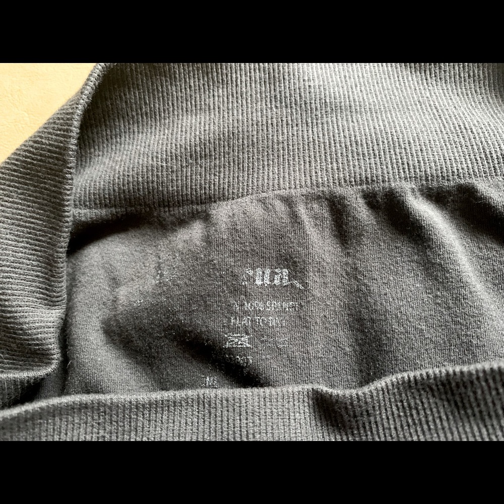 M.Rena 2 pairs. Full Length Seamless Skirted Leggings. Dark grey & black. - Picture 7 of 10